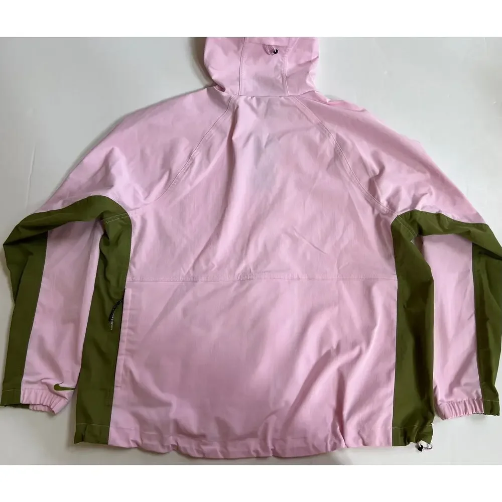 Nike Pink Foam Repel Anorak Golf Jacket CU9663-663 Women's XL